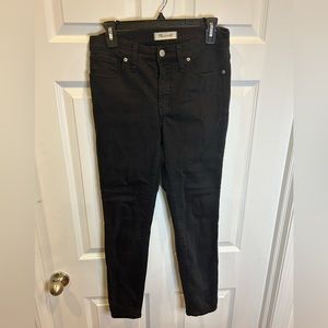 Soft Black Madewell 9” Skinny Jeans Size 29